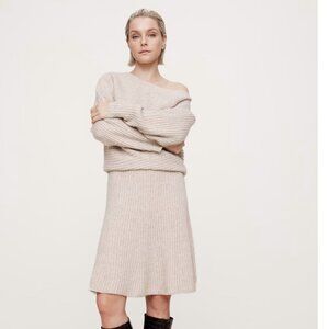 Dolman Ribbed Mini Sweater Dress Banana Republic